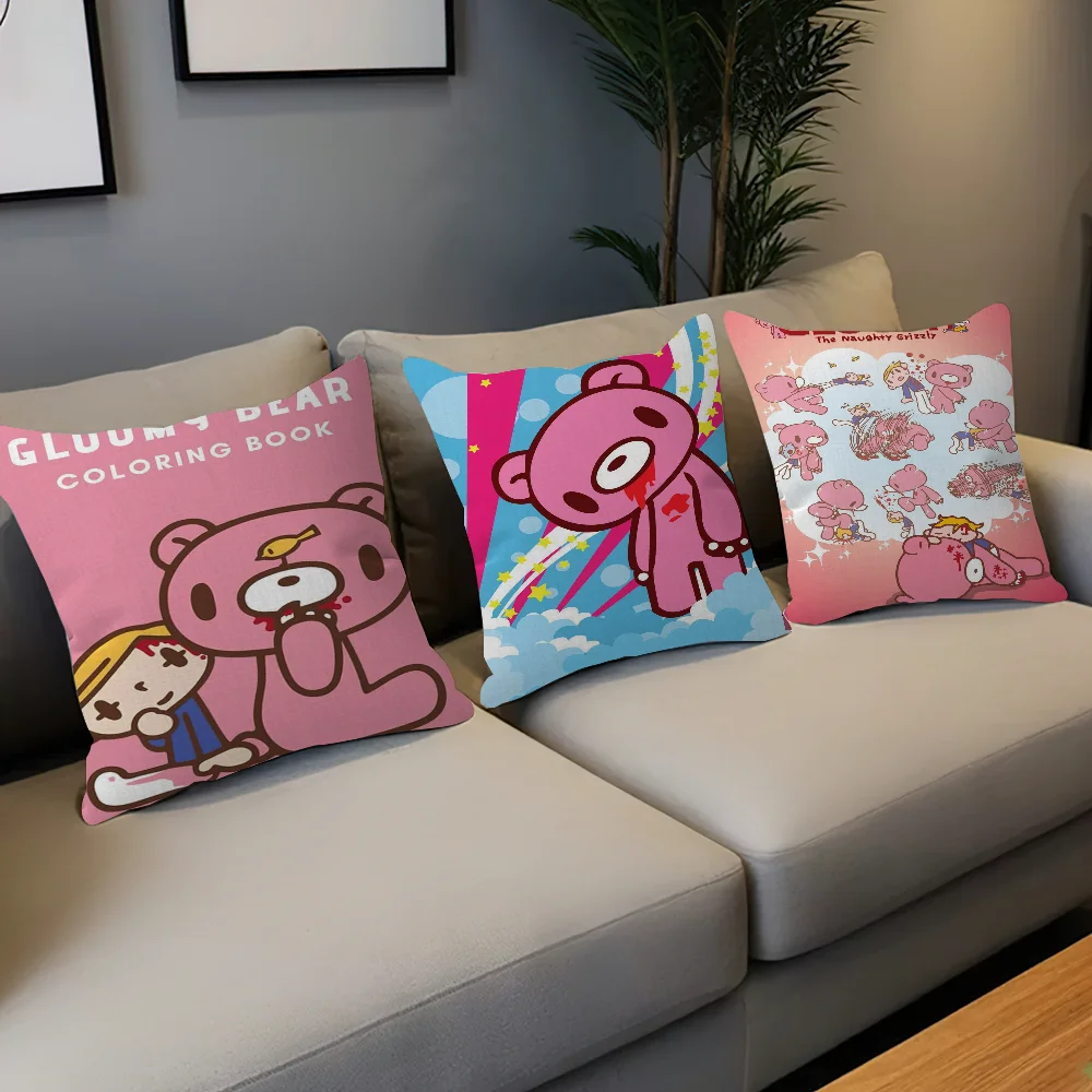 Cartoon G-Gloomy Bear Cushion Cover Decorative Pillow Sofa Home Decor Case Pillow Cases