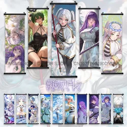 Frieren Poster Eisen Home Decor Heiter Wall Art Himmel Scrolls Picture Anime Hanging Painting Fern Wallpaper Gift For Bedroom