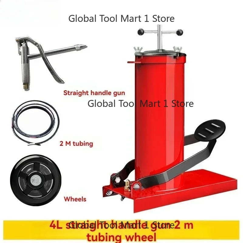 

NEW Foot Operated Butter Dispenser, Foot Operated Butter Gun, High-pressure Oil Injector, Grease Injector