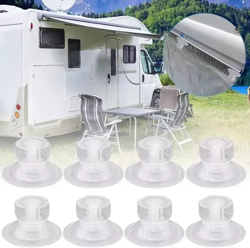 10pcs Mushroom Head Sucker Hooks PVC Transparent Suckers Home  Hanging Suction Cups Car Window Decor Suction Pads Organiser 45mm