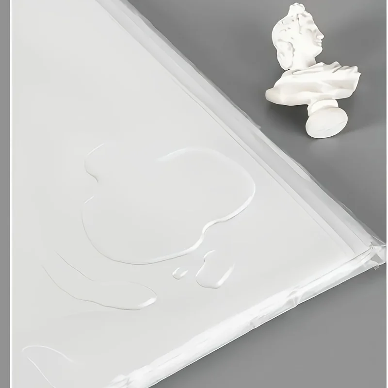 5 قطع من مجلدات الملفات الشفافة مقاس A3 مع إغلاق سريع - منظم مستندات مقاوم للماء للرسومات المعمارية والمطبوعات الفنية #4