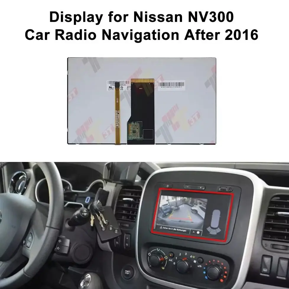 

LCD Display for Nissan Radio Navigation NV300 NV400 Terrano Mitsubishi Express - Touch Screen Multimedia System