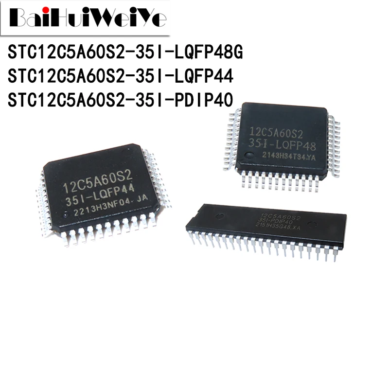 STC12C5A60S2-35I-LQFP48G STC12C5A60S2-35I-LQFP44 STC12C5A60S2-35I-PDIP40  STC12C5A60S2-35I STC12C5A60S2 New Good Quality Chipset