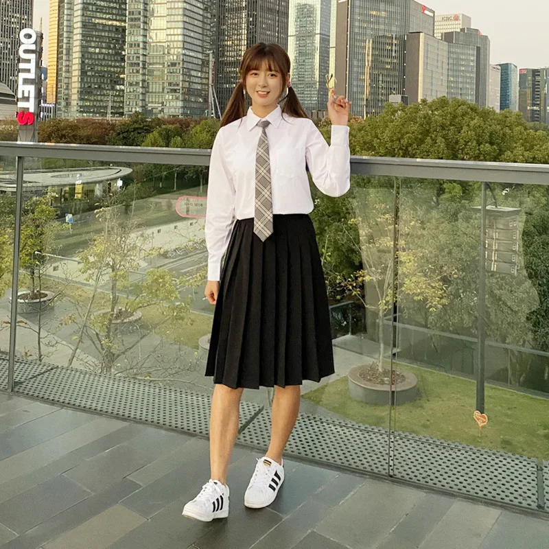 2022 High School Student Class JK Uniform Summer Korean Version Female Girl Japanese Uniforms Sailor Collage Style Boy Male Suit