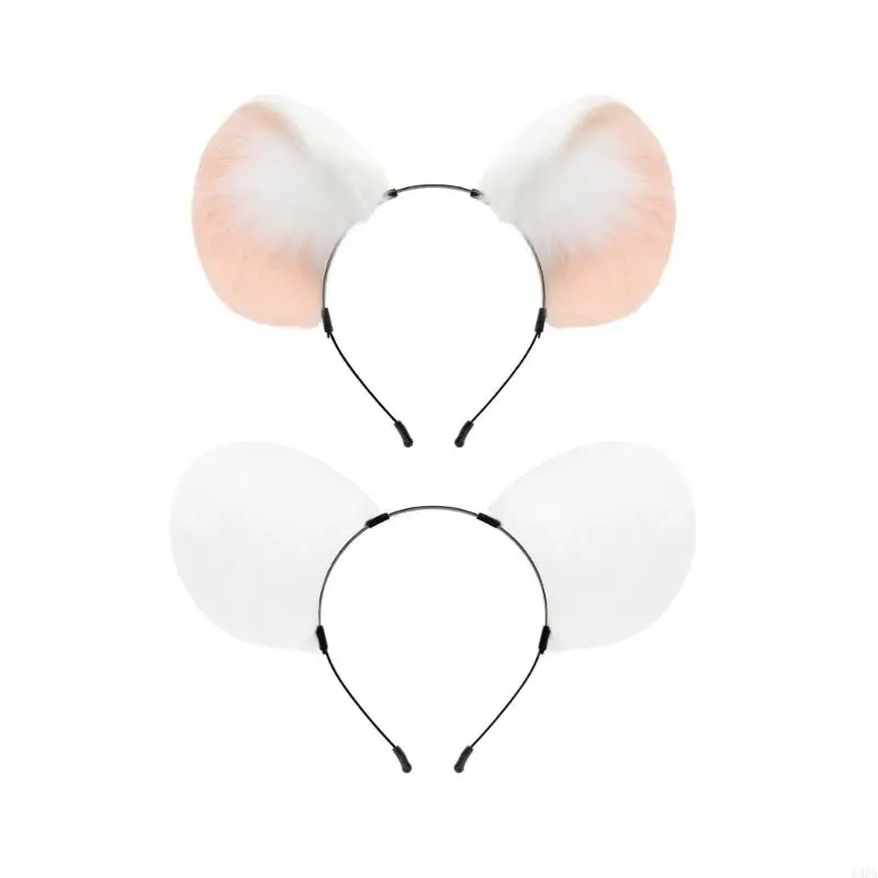 

P88A Mouses Ear Headbands Animes Theme Gatherings Woman Taking Photo Headpiece