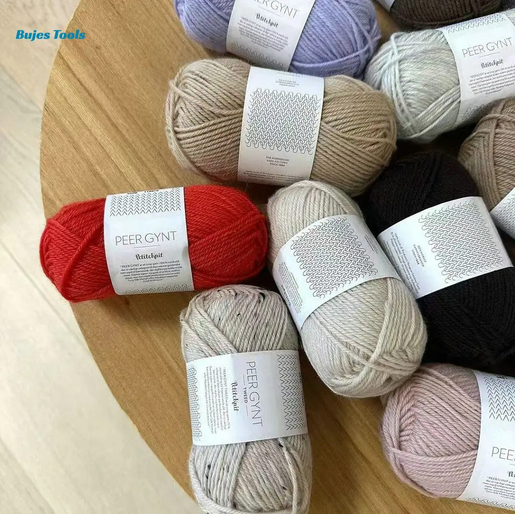 1 لفة من غزل الصوف متوسط الوزن من Sandnes Peer Gynt للحياكة اليدوية - سترات ناعمة ومريحة وصديقة للبشرة والأوشحة والقبعات #1