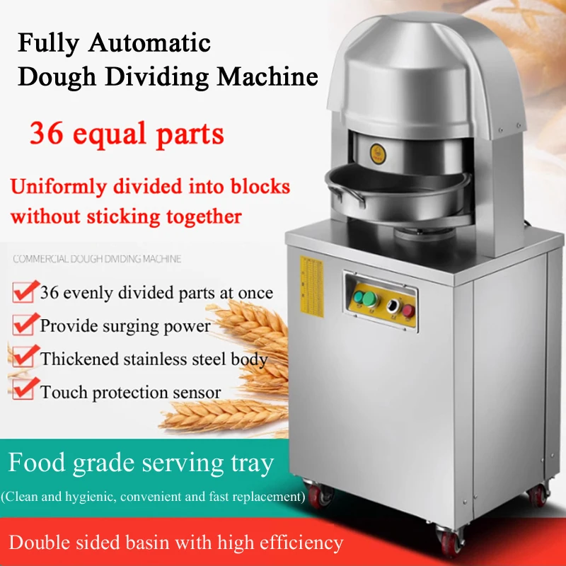 

Commercial Fully Automatic Dough Divider Multifunctional Pneumatic Dough Cutting 2500W Dough Kneading Machine