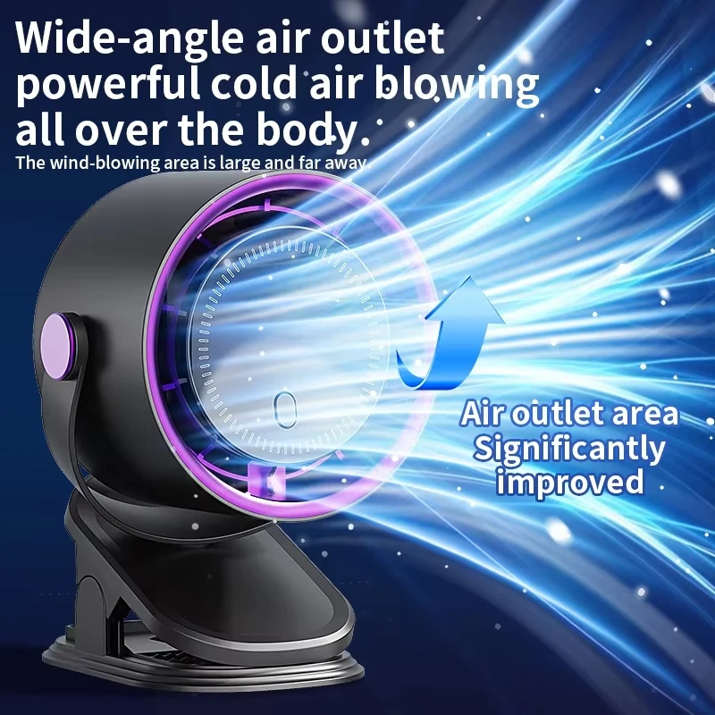 Multi-functional Circulating Fan With Clip 3-in-1 Turbo Fan Electric High-speed Clip Fan 100 levels of free adjustment Mini Fan