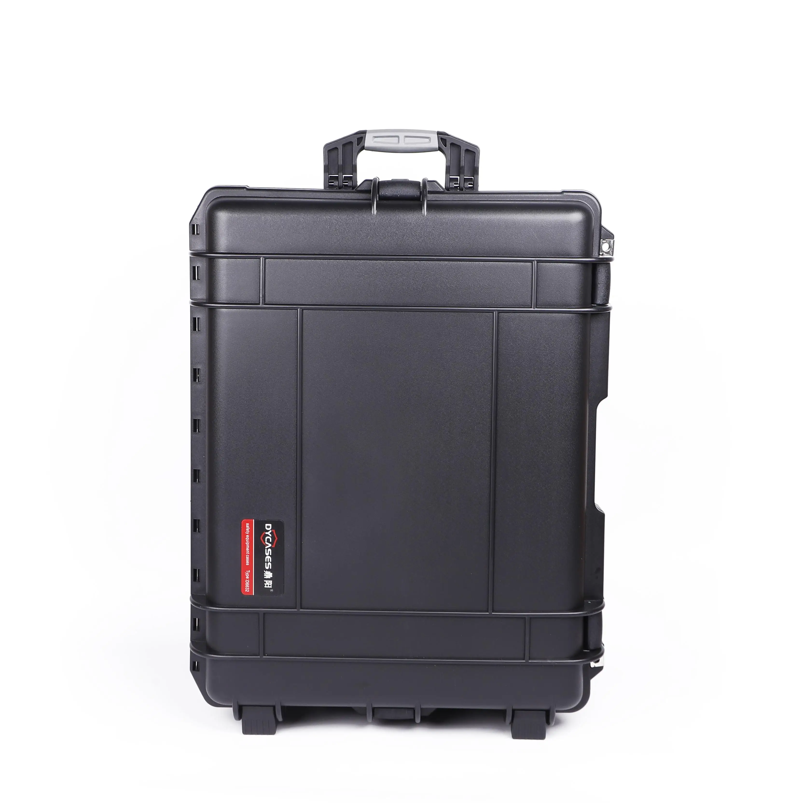 D6632 Hard handle valuable equipment instrument fight bag for computer case with wheels