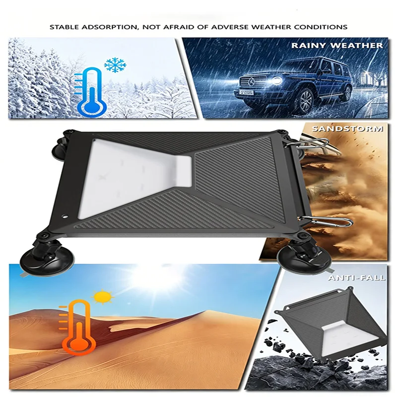 Starlink mini suction cup holder 2-in-1 silicone protective case with portable suction cup and climbing buckle