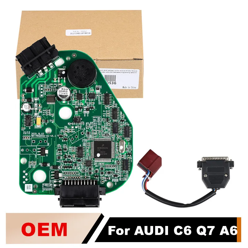 Image of Für AUDI C6 Q7 A6 Lenksäulenmodul J518 ELV-Modul-Emulator mit speziellem VVDI-Programmierkabel