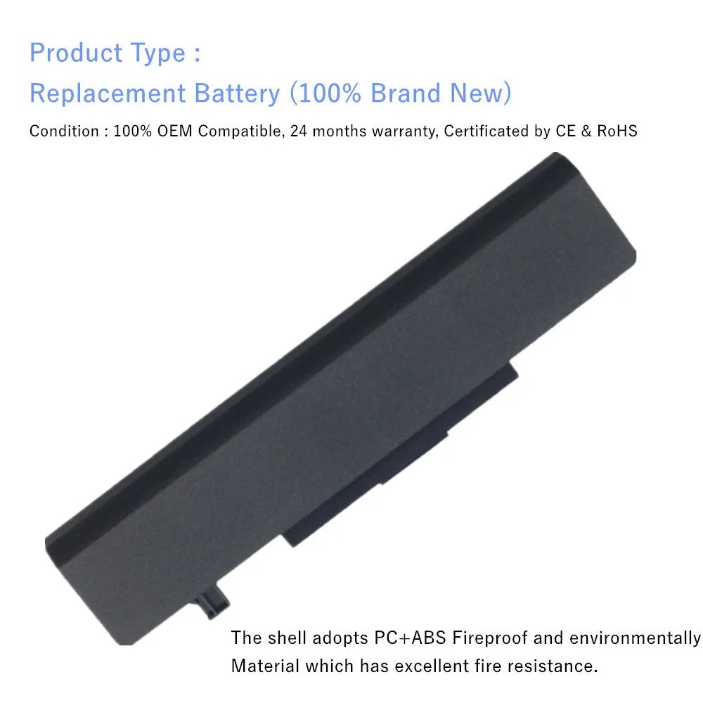 Laptop Battery For Lenovo IdeaPad G400 G500 G480 G585 Y480 Y485 Y580 Z380 Z580 G485 G580 Y480N Y480P Y485N IY485 Z380 Z480 Z485