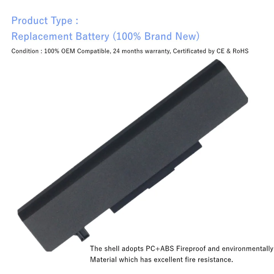 Laptop Battery For Lenovo IdeaPad G400 G500 G480 G585 Y480 Y485