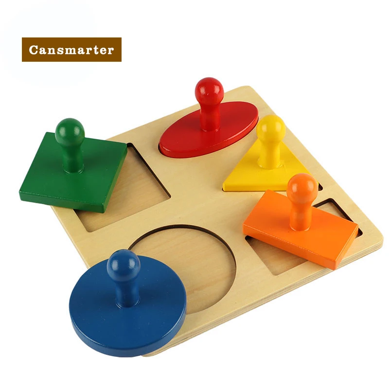 Montessori Baby Toys Wooden Puzzle Jigsaw Educational Sensory Toys Brain Teaser Boys Puzzle Game Training and Education for Kids