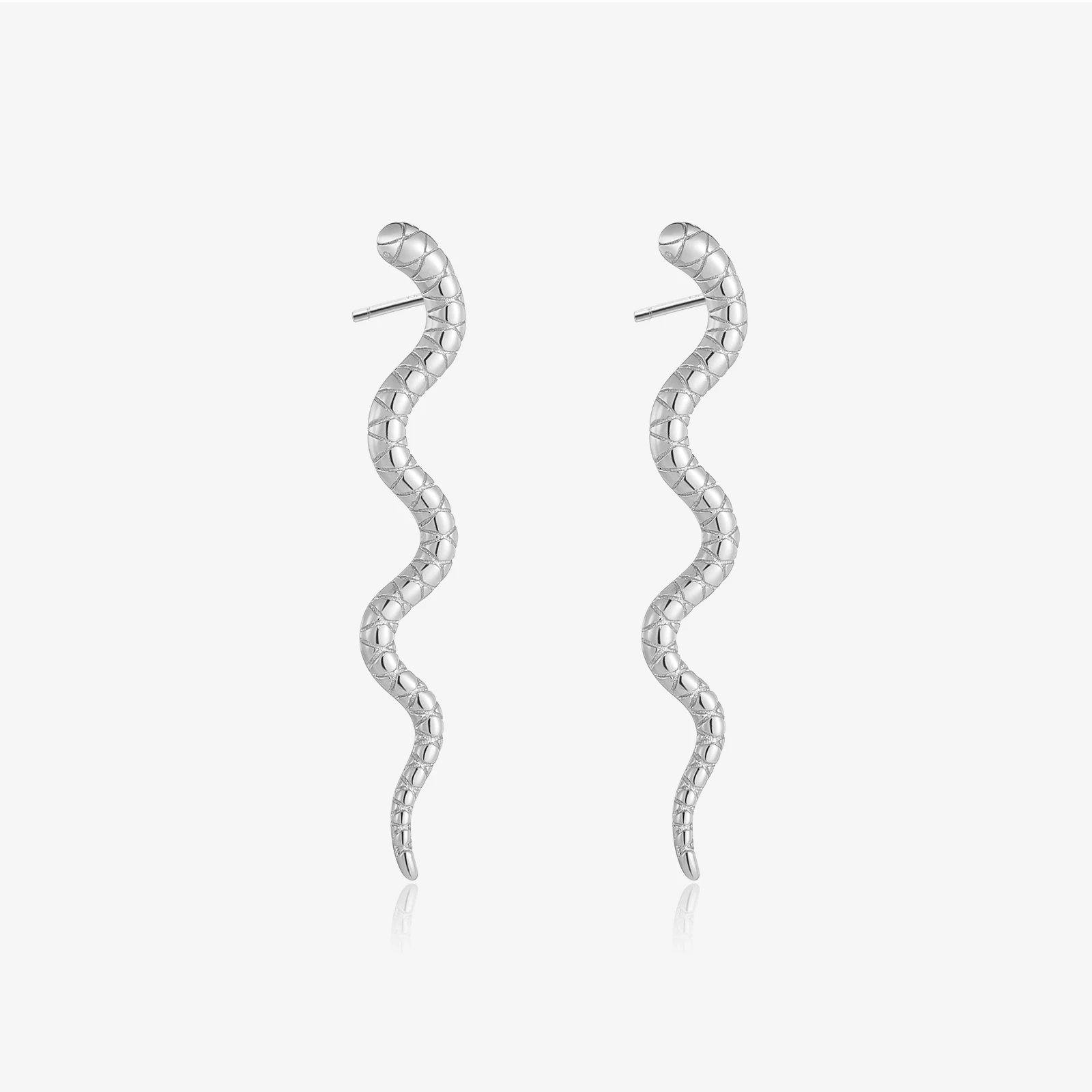 VEWANT Women 925 Sterling Silver Snake Long Drop Earrings 2026 Dainty Luxury Fashion Party Rock Punk Jewelry Gift
