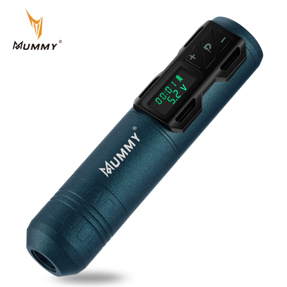 

Mummy Wireless Rotary Tattoo Machine High Capacity Battery Tattoo Pen Powerful Motor For Liner And Shader