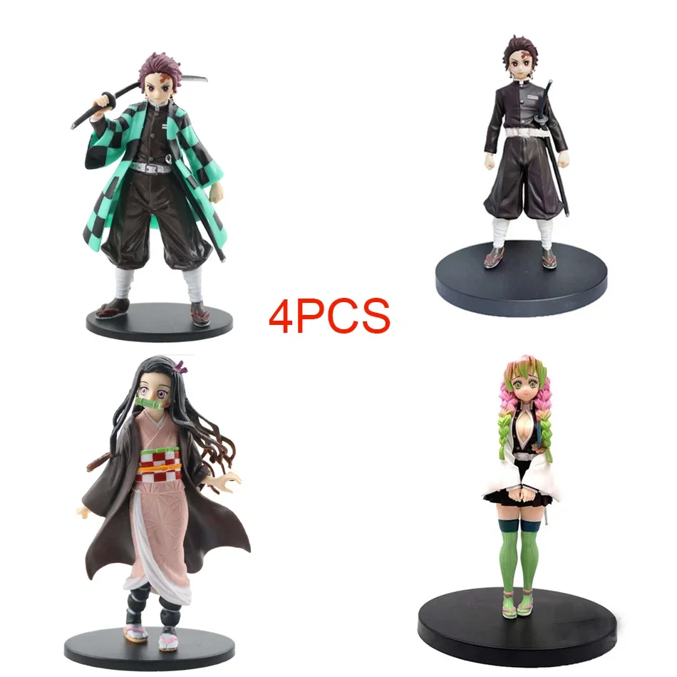 *Anime Dämon Sayaer Figur Kamado Tanjiro Nezuko Ac Chion Figuren PVC Modell und ys Zenitsu Figur Inosuke Dämonentöter Figur