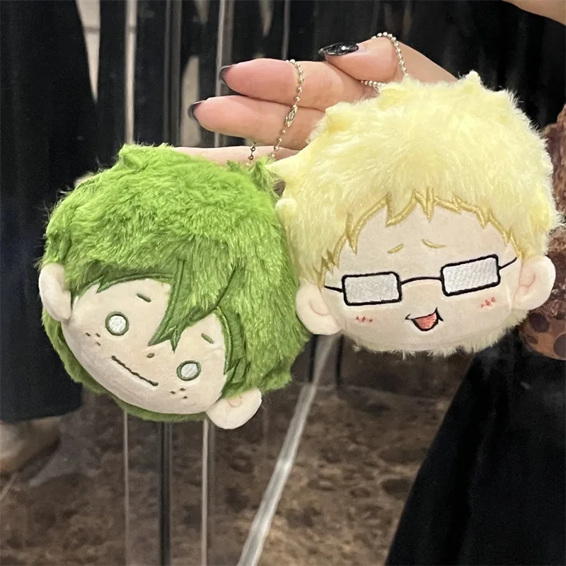 10cm Anime Haikyuu Plush Doll Cute Hinata Kageyama Kozume Kenma Sugawar Keychain kawaii Bag Key Pendant Gift Kids Toys Custom