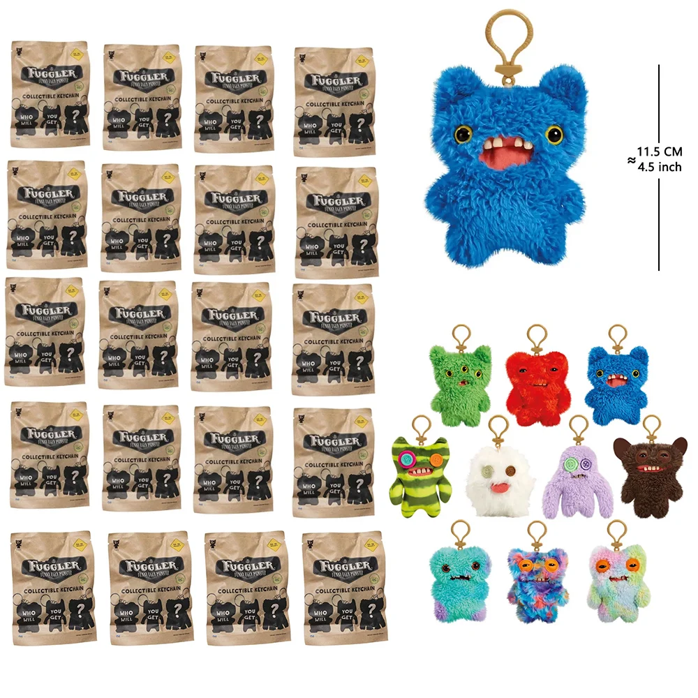 

Оригинальный Fuggler Blind Bag, коллекционные брелоки, фигурки, забавные уродливые монстры, игрушки из ПВХ, 6,5 см