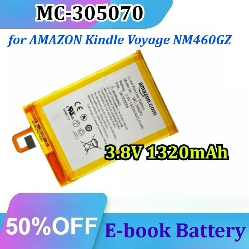 MC-305070 for AMAZON Kindle Voyage NM460GZ 3.8V 1320mAh 58-000056 S13-R2-A Good Quality E-book Battery