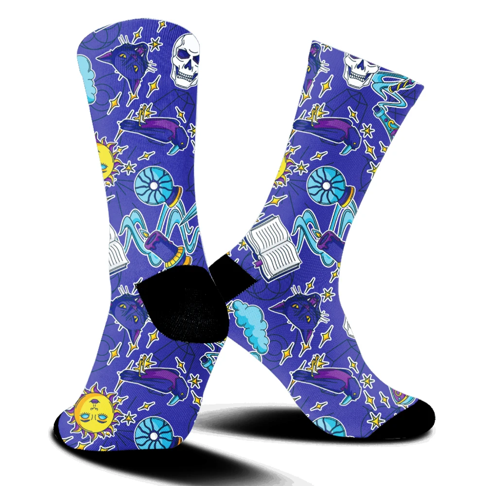 

2025 Новые высокоэластичные и дышащие велосипедные носки, противоскользящие и впитывающие пот, защита лодыжки, профессиональный спортивный стиль