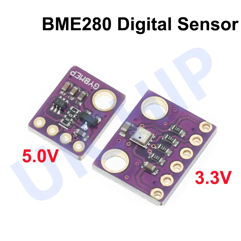 BME280 3.3V BMP280 5V Digital Barometric Pressure Altitude Sensor I2C/SPI High Precision And Humidity Temperature 3 in 1 Module