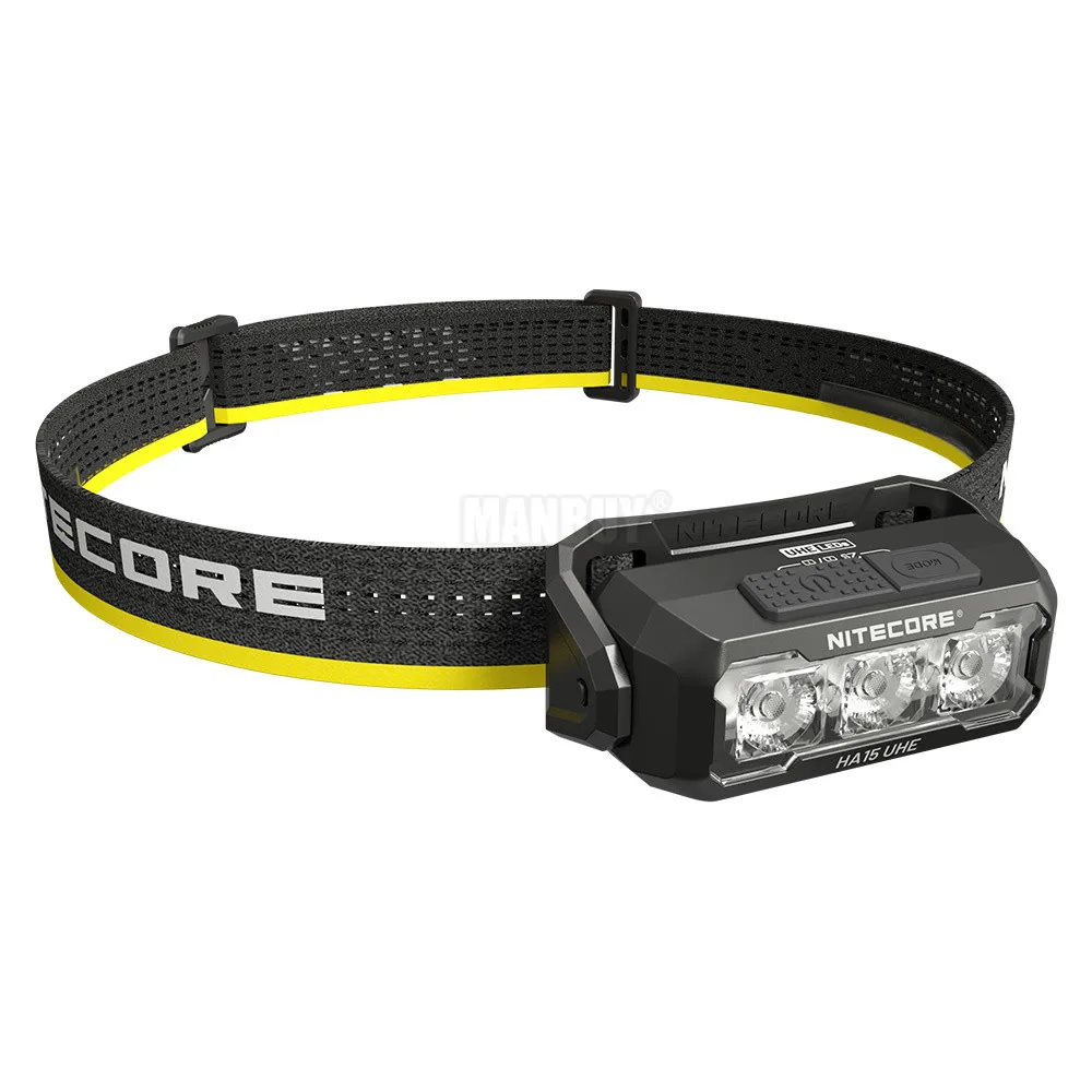 Sale NITECORE HA15 UHE + NL1411R Rechargeable Battery 400 Lumens 6x LEDs Multipurpose Ultra Lightweight Outdoor Camping Headlamp