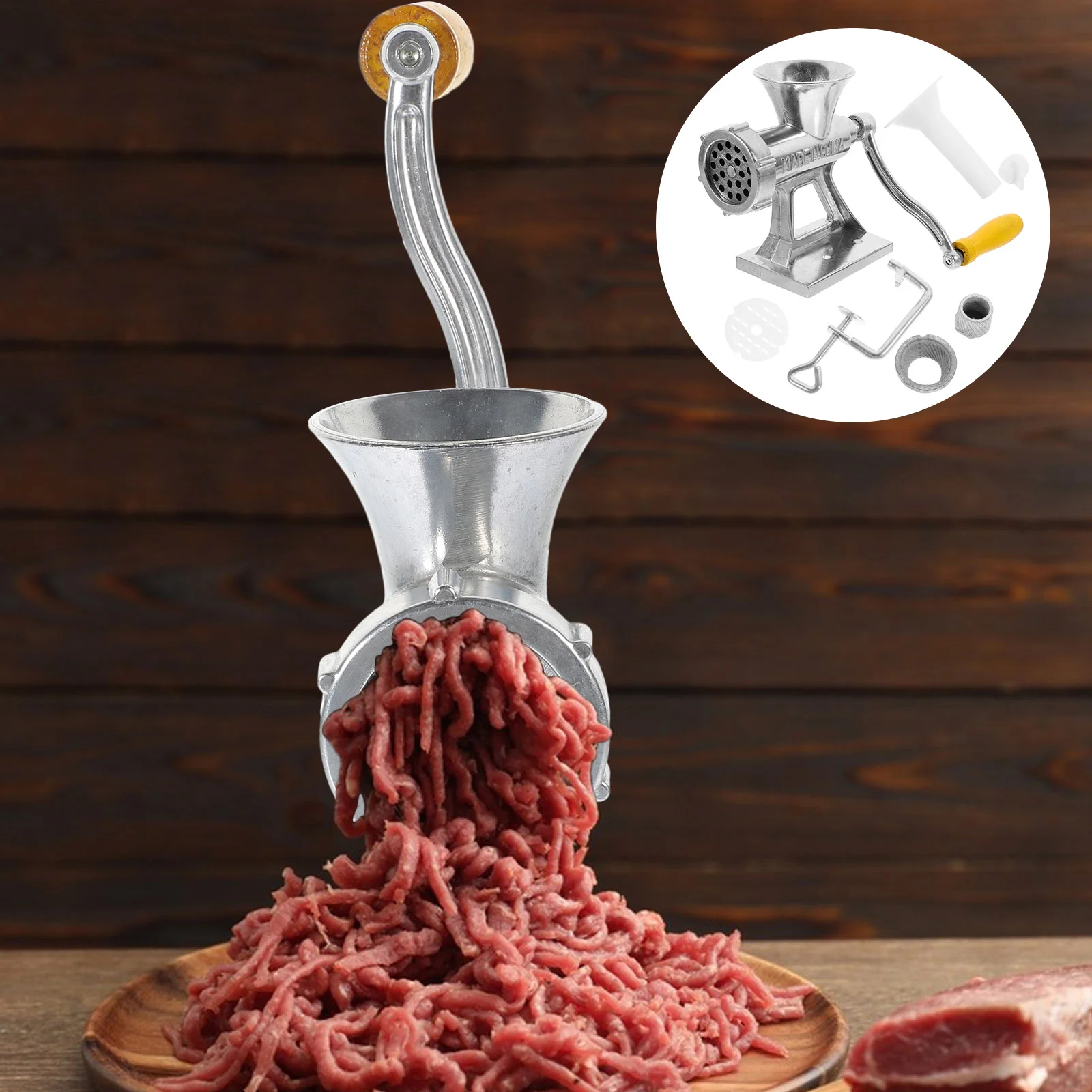 

Manual Meat Mincer Heavy Duty Sausage Stuffer Garlic Vegetable Grinder Practical Home Kitchen Tool Ergonomic Handle Easy to