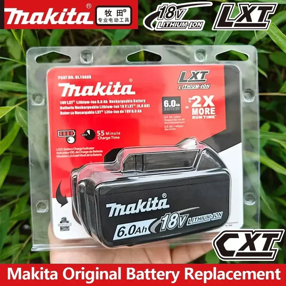 

100% Genuine/Original Makita 18v battery bl1850b BL1850 bl1860 bl 1860 bl1830 bl1815 bl1840 LXT400 6.0Ah for makita tools drill