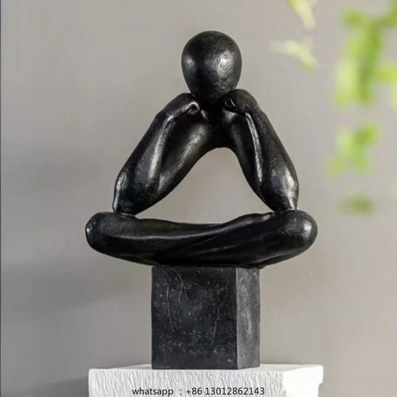 

Creative Abstract Sculpture Art Modern Miniature Characters Interior Decoration Accessories