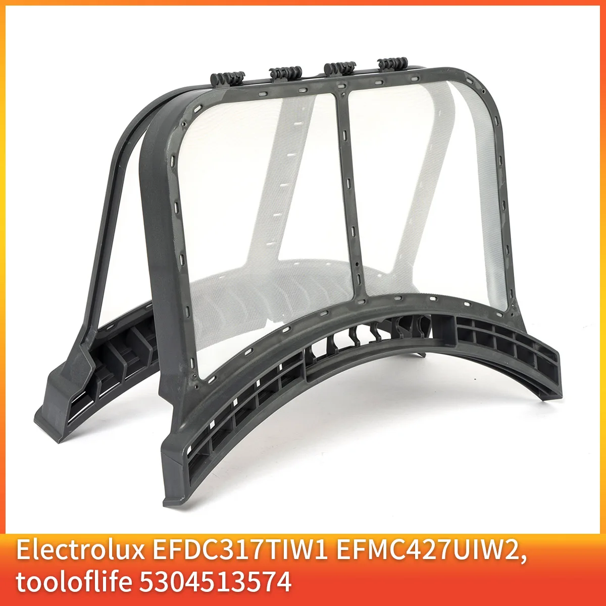

Fluff Filter for Electrolux EFDC317TIW1 EFMC427UIW2, tooloflife 5304513574 Lint Filter Dryer, Durable Replacement Lint Filter