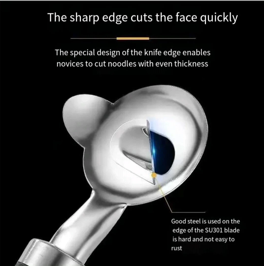Hot Stainless Steel Shaving Knife Household Noodle Tools Sliced Noodles Artifact Pasta Tools Noodle Cutter Metal Dough Scrap