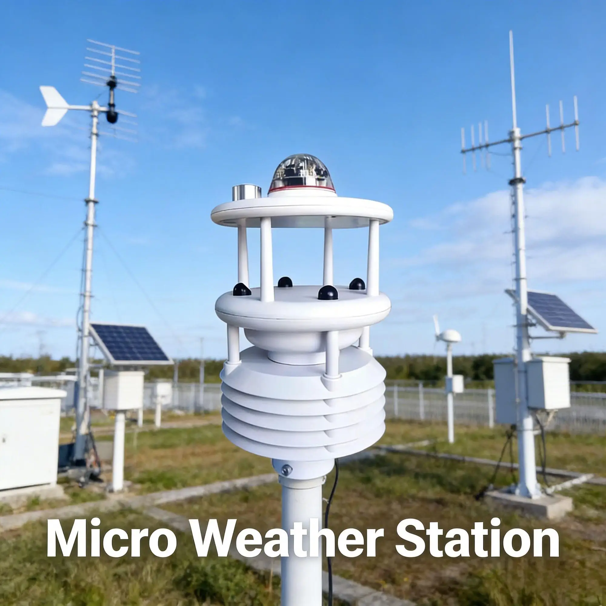 High Quality IoT BGT RS485 Modbus Waterproof 7-in-1 Micro Weather Station for Meteorological Monitoring