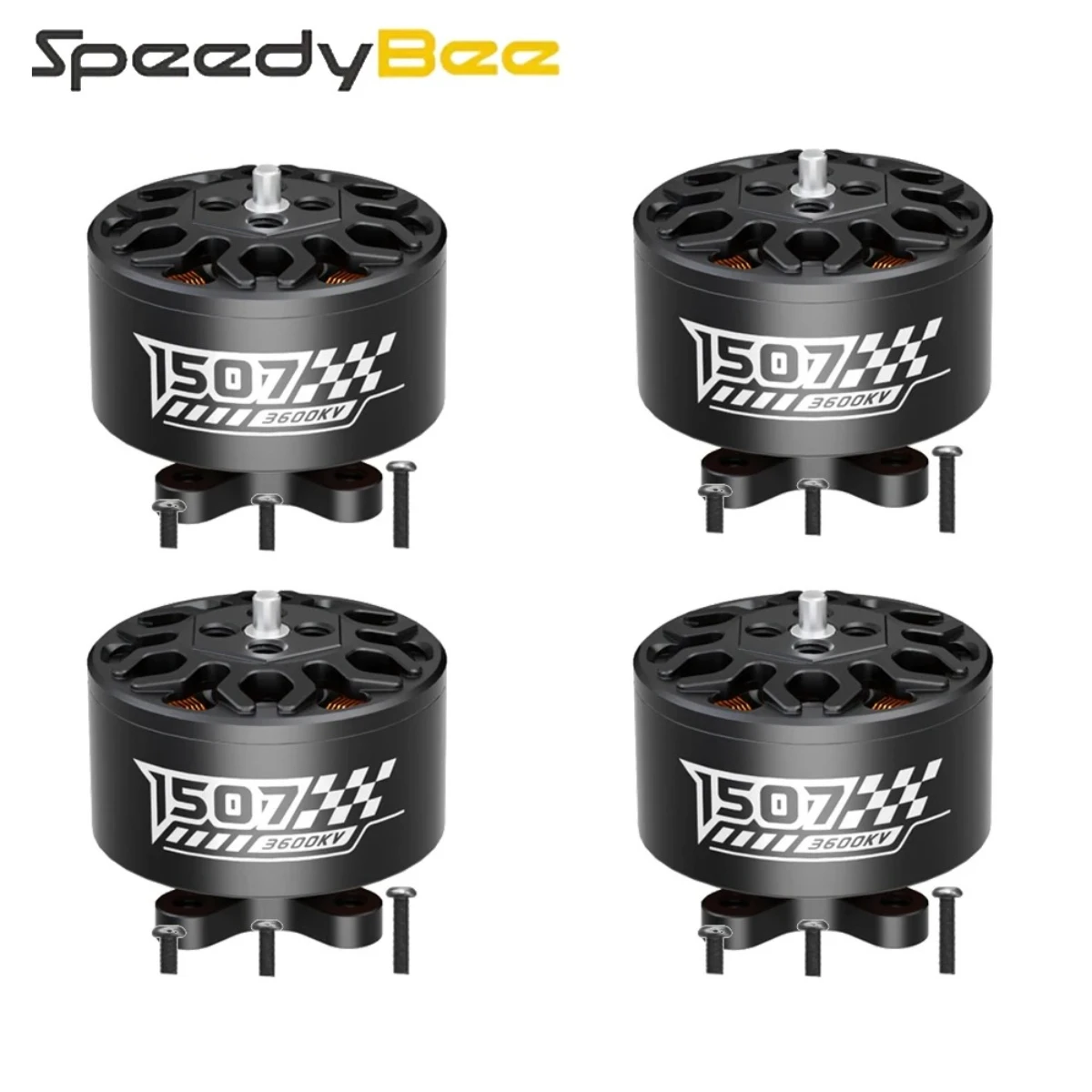 4pcs/lot Speedybee Speedy Bee 1507-3600KV 4S 373W Brushless Motor for Master3X 3-3.6 Inch FPV Drone