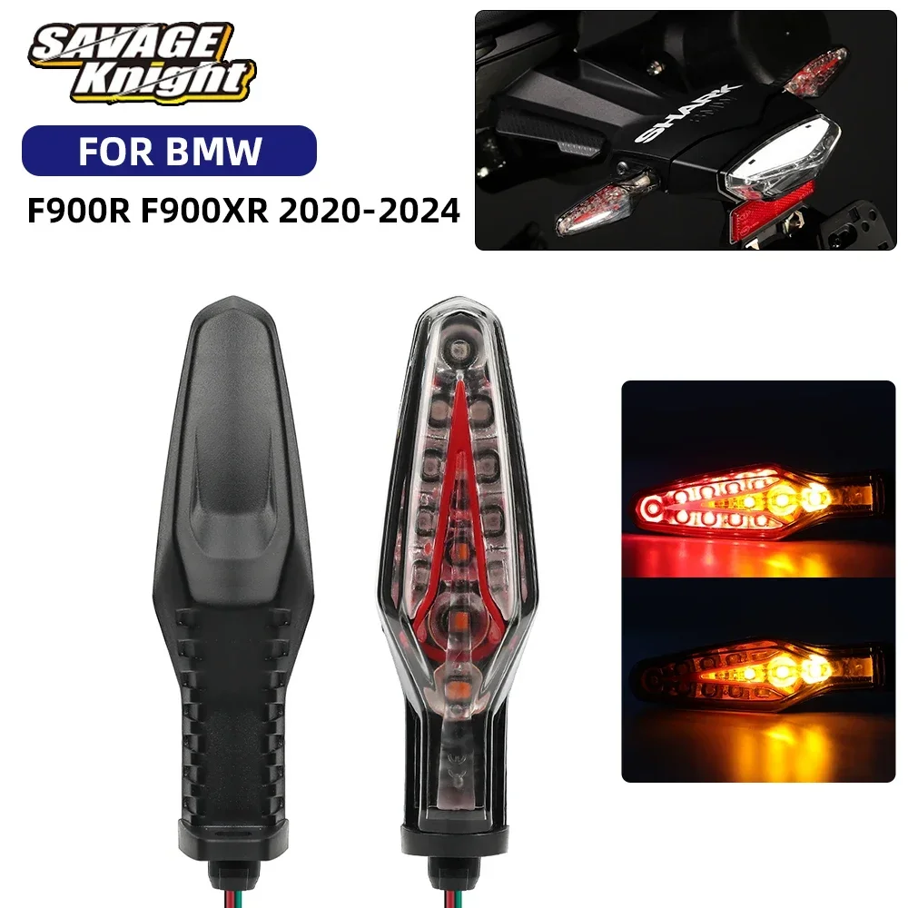 For BMW F900R F900XR Motorcycle LED Turn Signal F900 R/XR 2020-2024 Rear Brake Tail Light Flashing Lamp Indicator Blinker Light