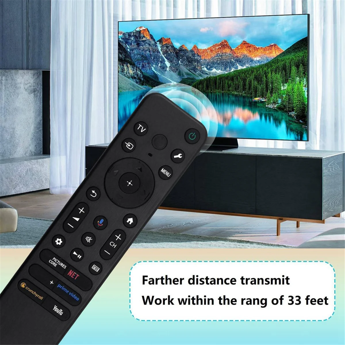 FFYY-Замените пульт дистанционного управления для телевизора RMF-TX920U для пульта дистанционного управления телевизорами Sony 2024.