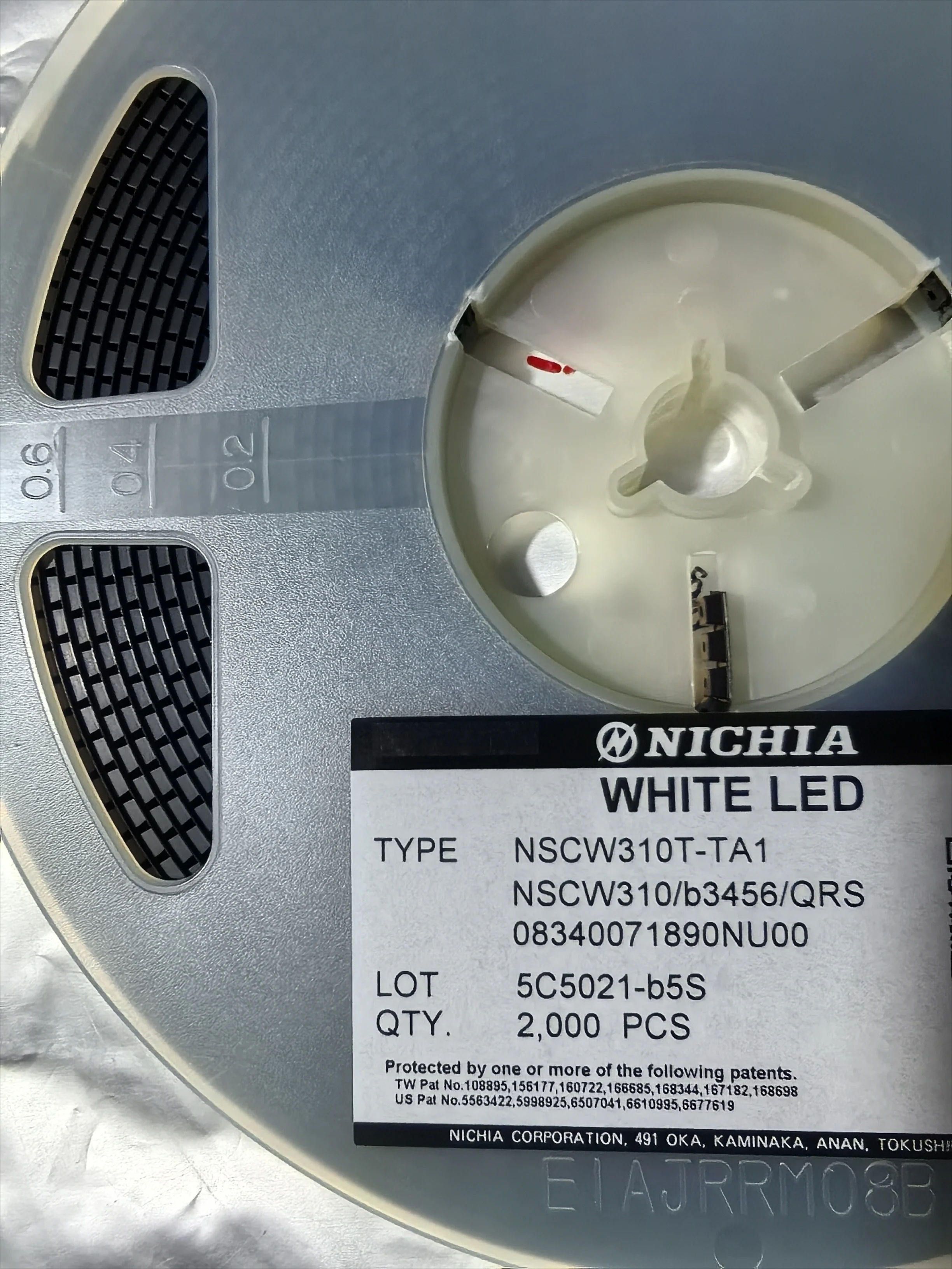 50 Pz/NSCW310T-TA1 3528 Nucleo di perline lampada LED a luce bianca positiva ultra luminosa per strumento automobilistico