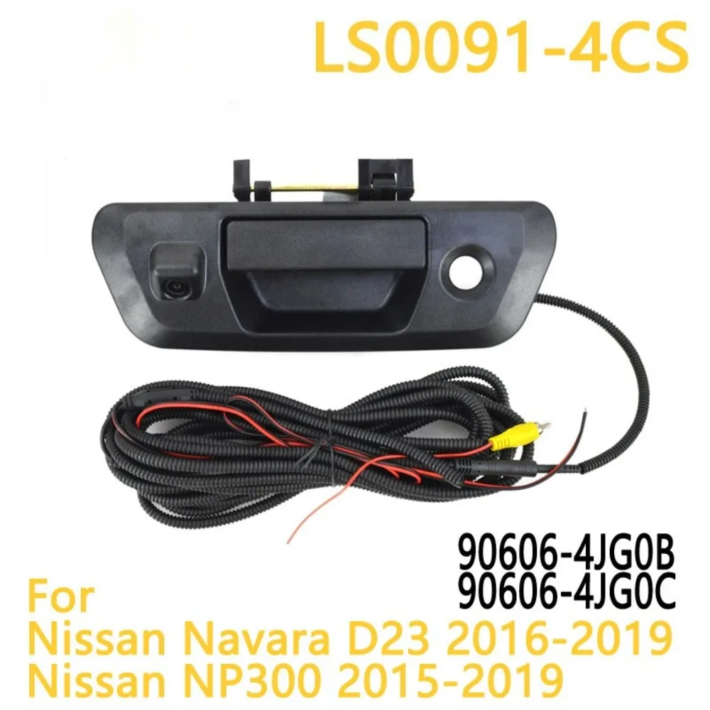 Car Rear Tailgate Door Handle With Camera-Key Hole Plating For Nissan Navara 2014-2023 D23 NP300 RIICH 6 2017 90606-4JG0C