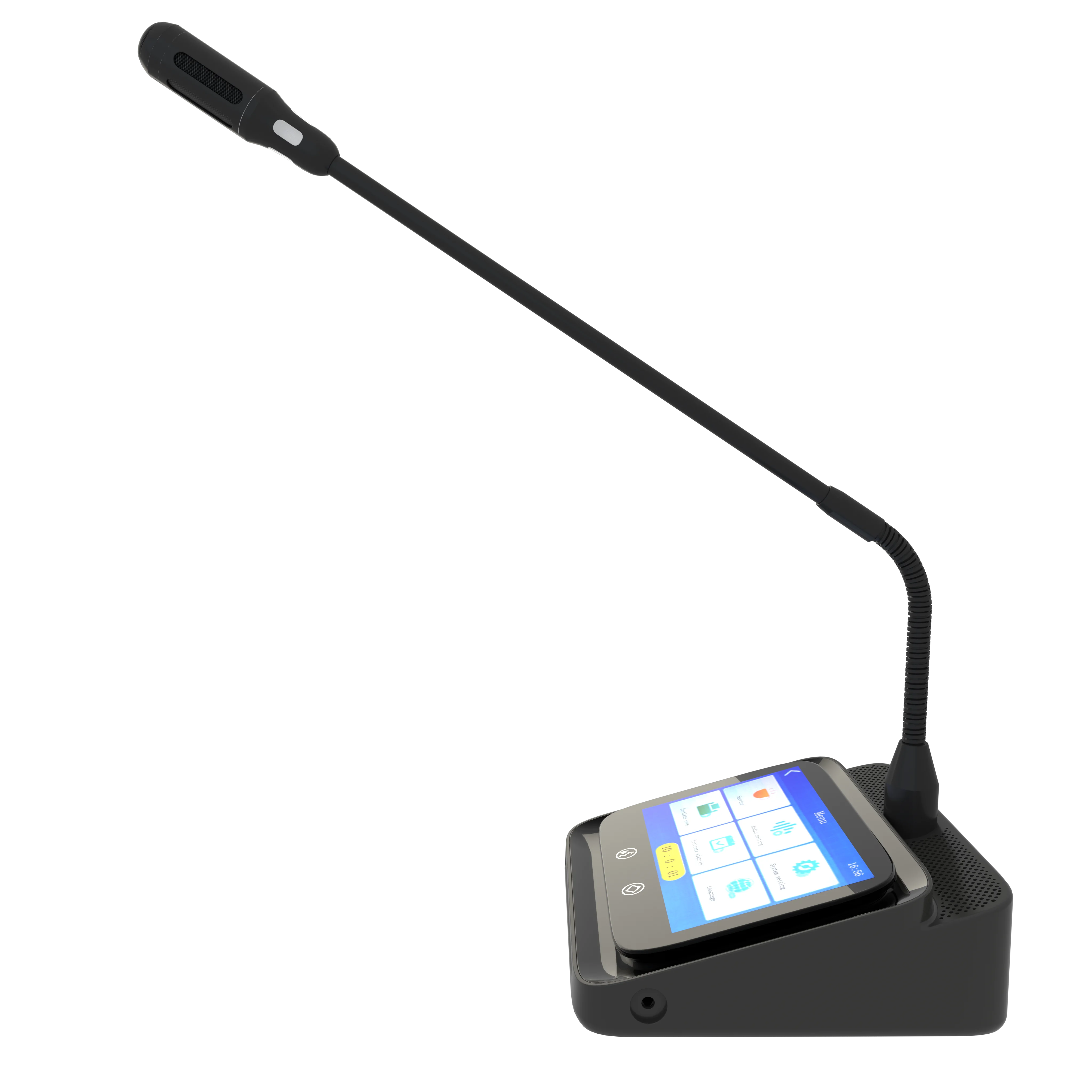 ITC Desktop Gooseneck Wireless Conference Microphone System For Conference Room