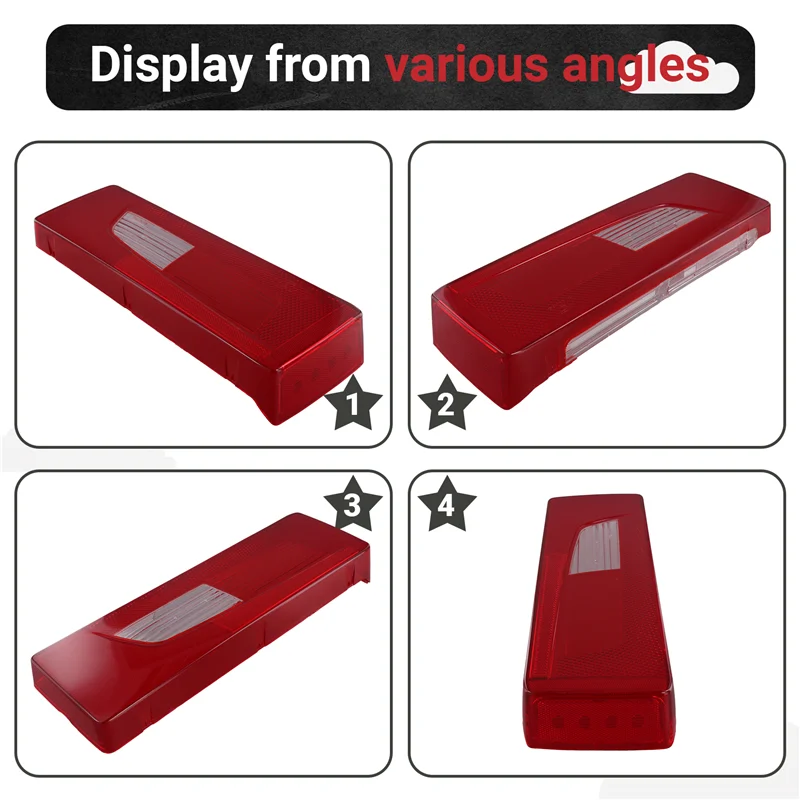 

2027556 2380957 Electrics Lights Rearlight Tail Light Cover For SCANIA LPGRS - Series S410/S450/S500/S520/S580/S730