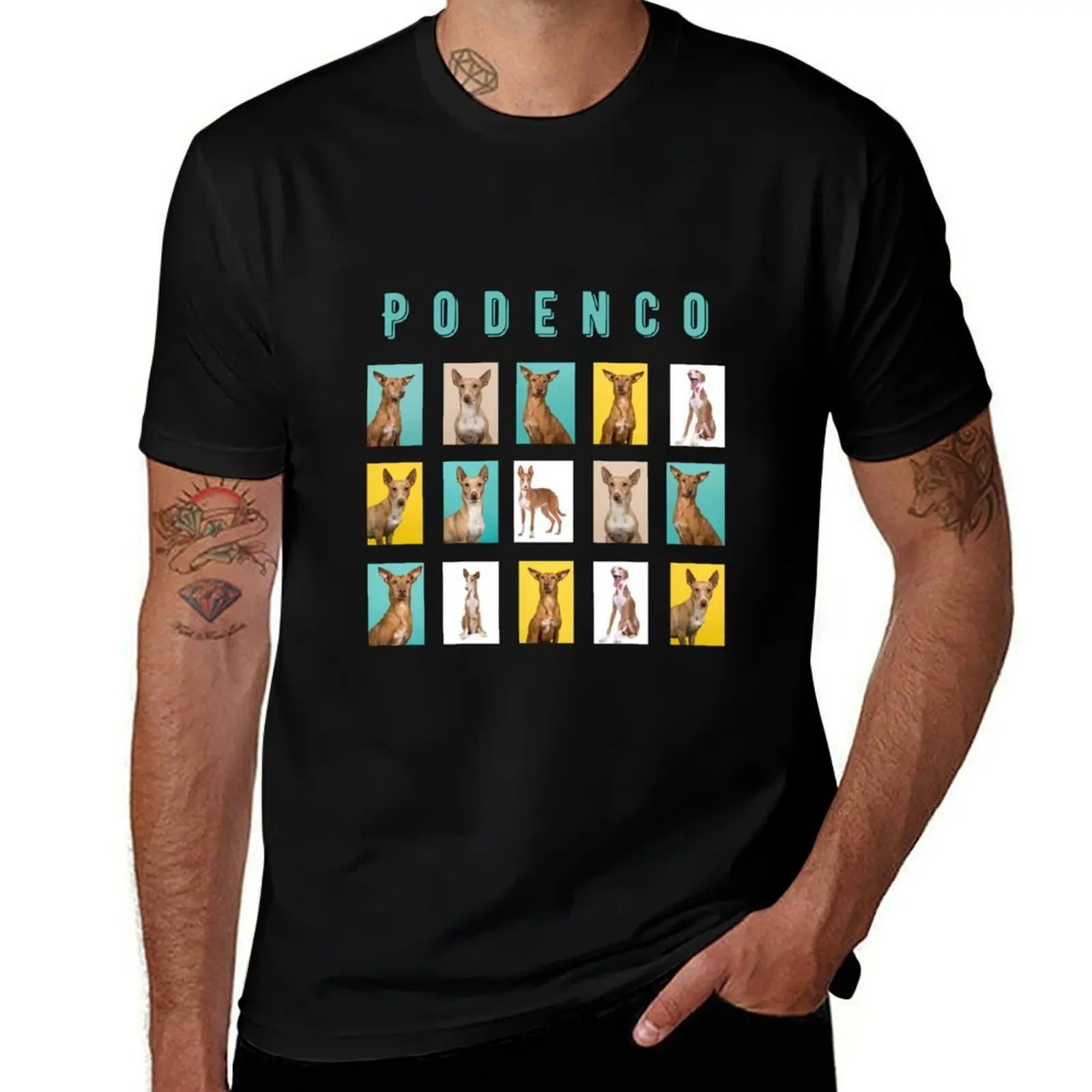 Podenco Dogs Ibizan Hound T-Shirt anime t shirts for man T-Shirt
