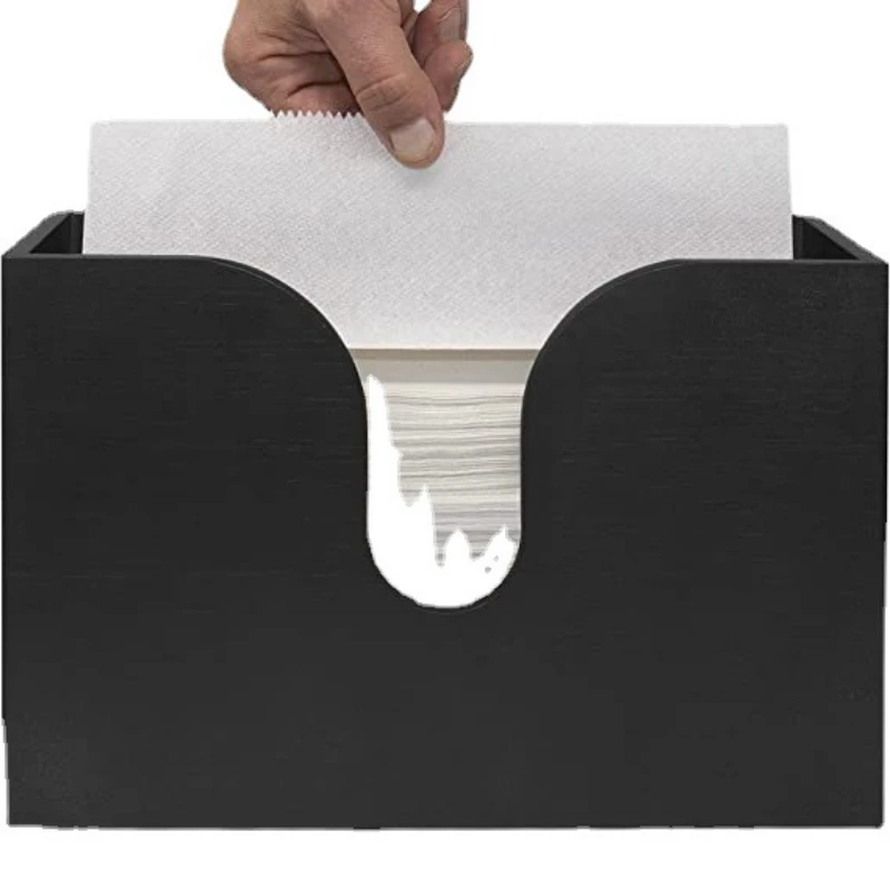 Modern Simple Tissue Dispenser Desktop Napkin Box Smooth Polished Safe to Touch Strong Durable Handmade Natural Bamboo