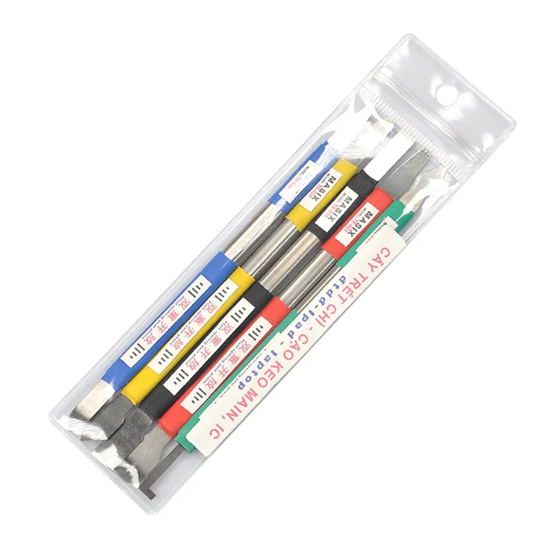 TE-020 5in 1 Smontaggio e riparazione Skid Rod Strumenti multifunzione per la riparazione di telefoni cellulari Kit di smontaggio coltello leva CPU