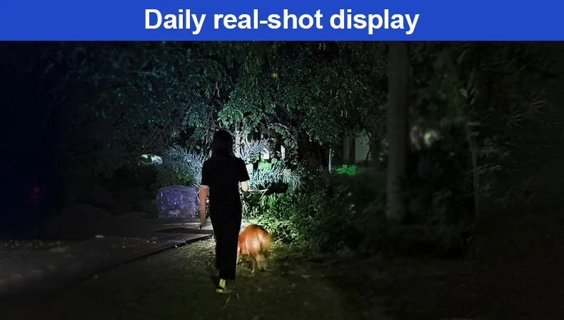TANK007 E15 AI Outdoor Super Bright LED Flashlight Night Riding Camping Hiking Hunting & Indoor Activities Use