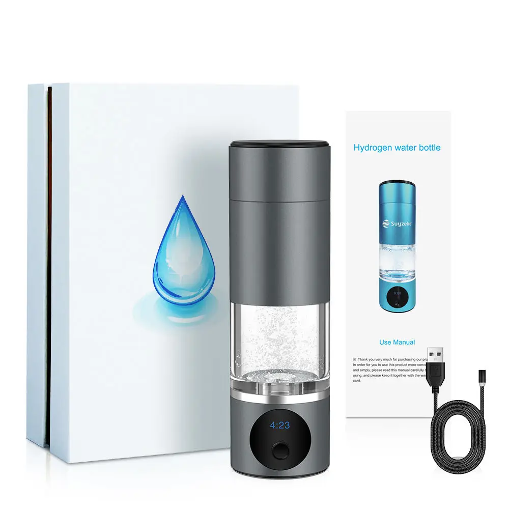 6000ppb Hydrogen-Rich Water Cup Purifier H2 Water Filter 2024 Portable Premium Hydrogen Water Bottle Generator