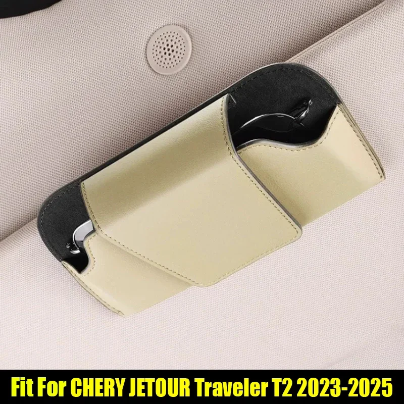 New! Car Multi-function Glasses Box Fit for Jetour Traveller T2 2023-2025 Modified Automotive Interior Decoration Accessories