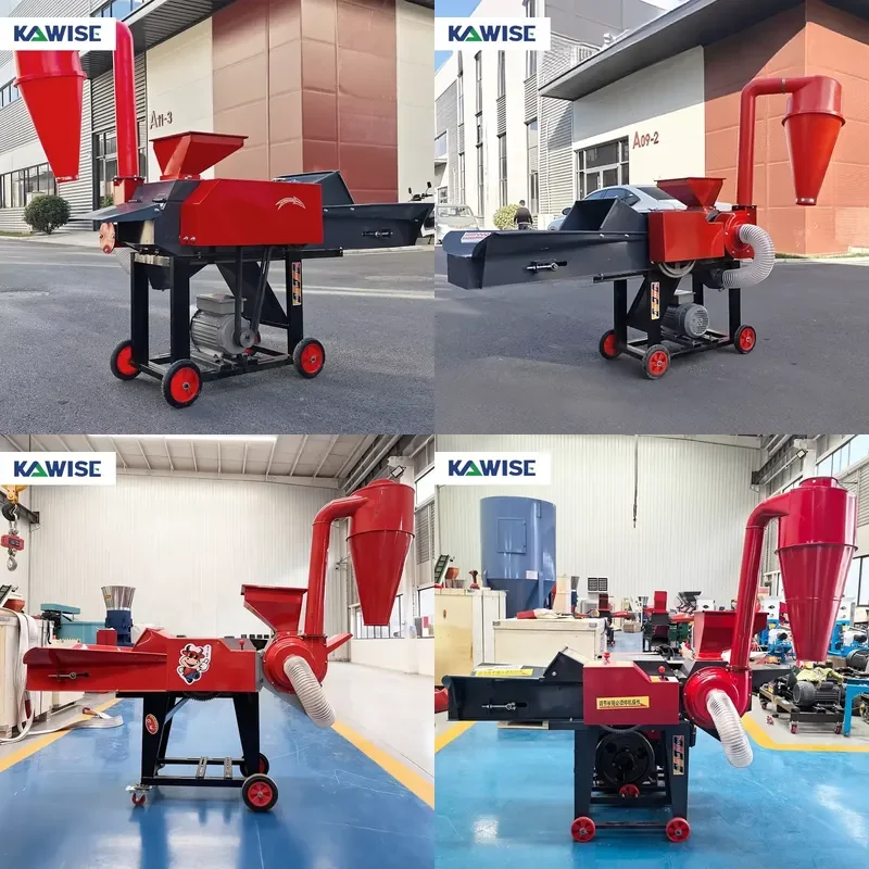 Electric Motor Chaff Cutter and Grain Crusher Machine for Small Farms Making Poultry Cattle Feed