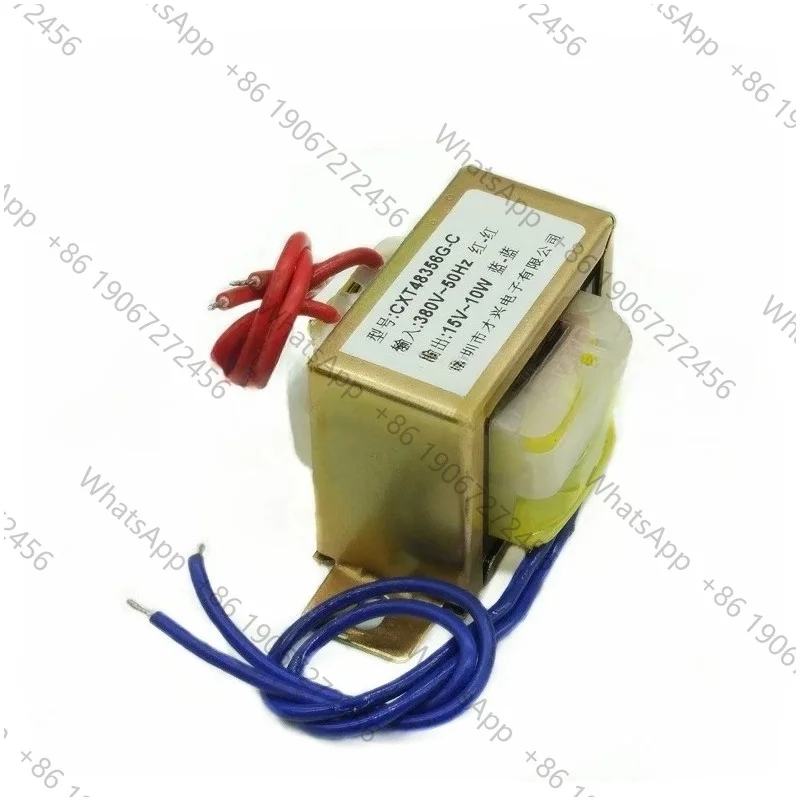 EI48*24 10W DB-10VA AC9/12/15V/18V/24V/220V Output Ferrite Core Input 380V 50Hz Vertical Mount Electric Single Power Transformer