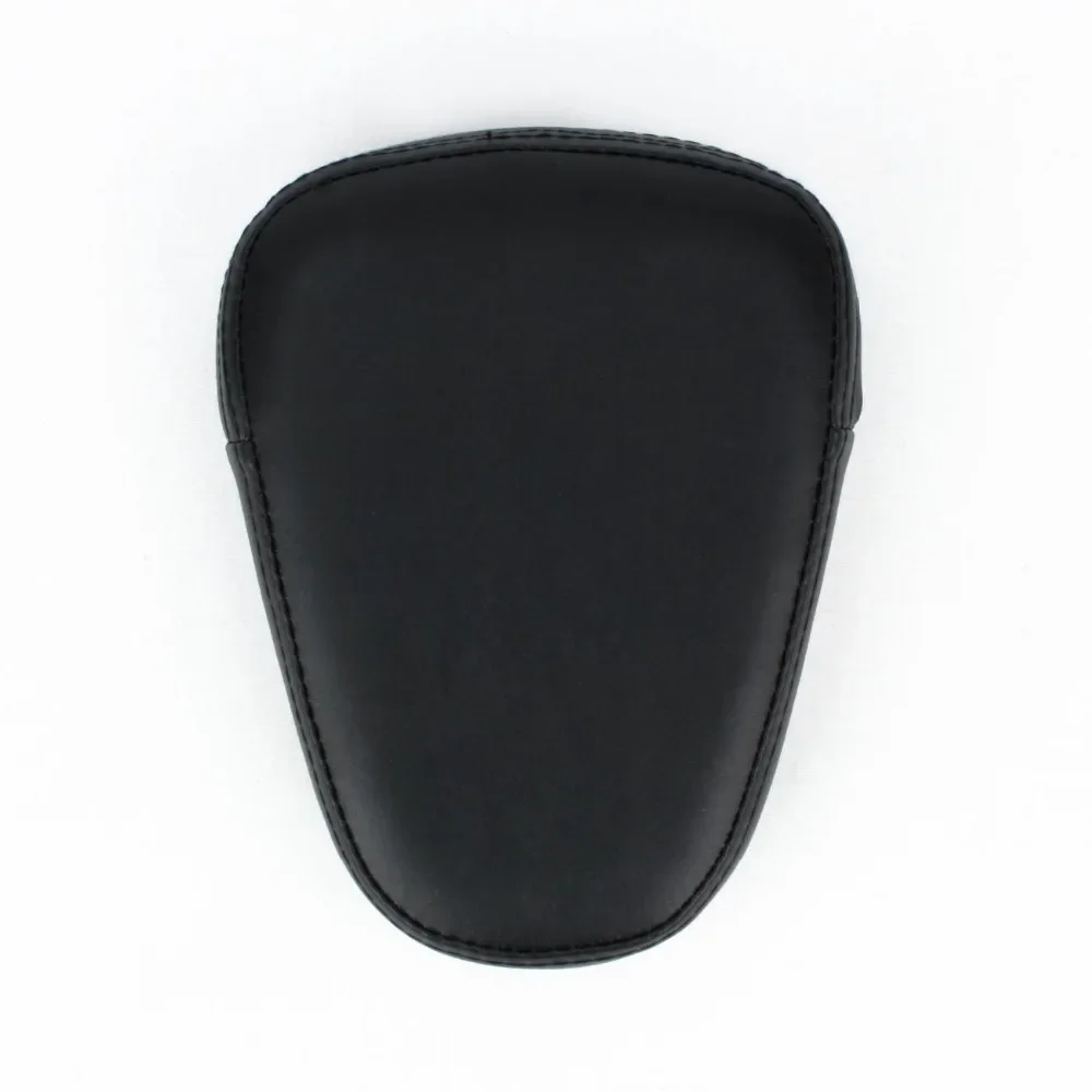 Universal Motorcycle Motorbike Rear Passenger Pillion Backrest Cushion Pad Black For Harley Ducati Honda Yamaha Suzuki Kawasaki