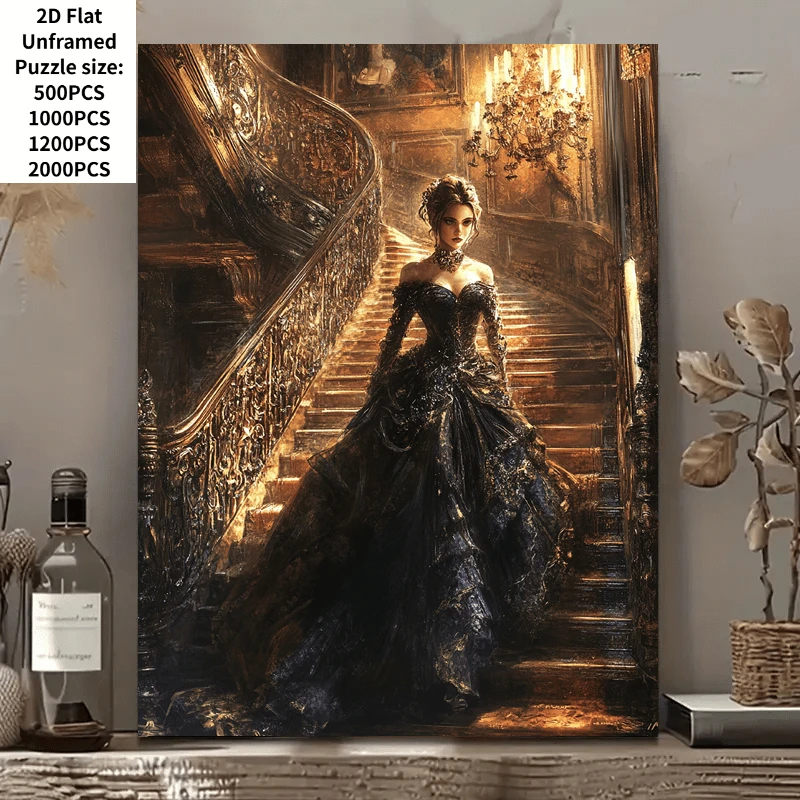1000 PCS Puzzles for Adults  Elegant Victorian Woman Jigsaw Puzzles Educational Games Colorful Puzzles Gifts  Home Decor